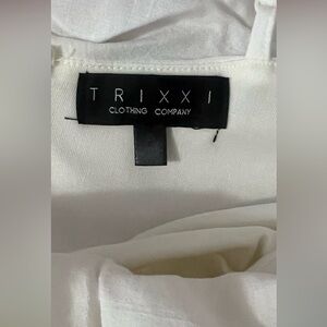 Trixxi Ivory Sleeveless Dress